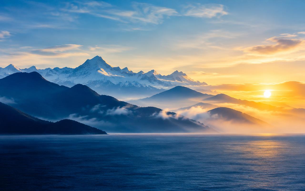 Mountains & Sea theme preview